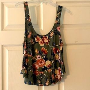 American Eagle floral tank top